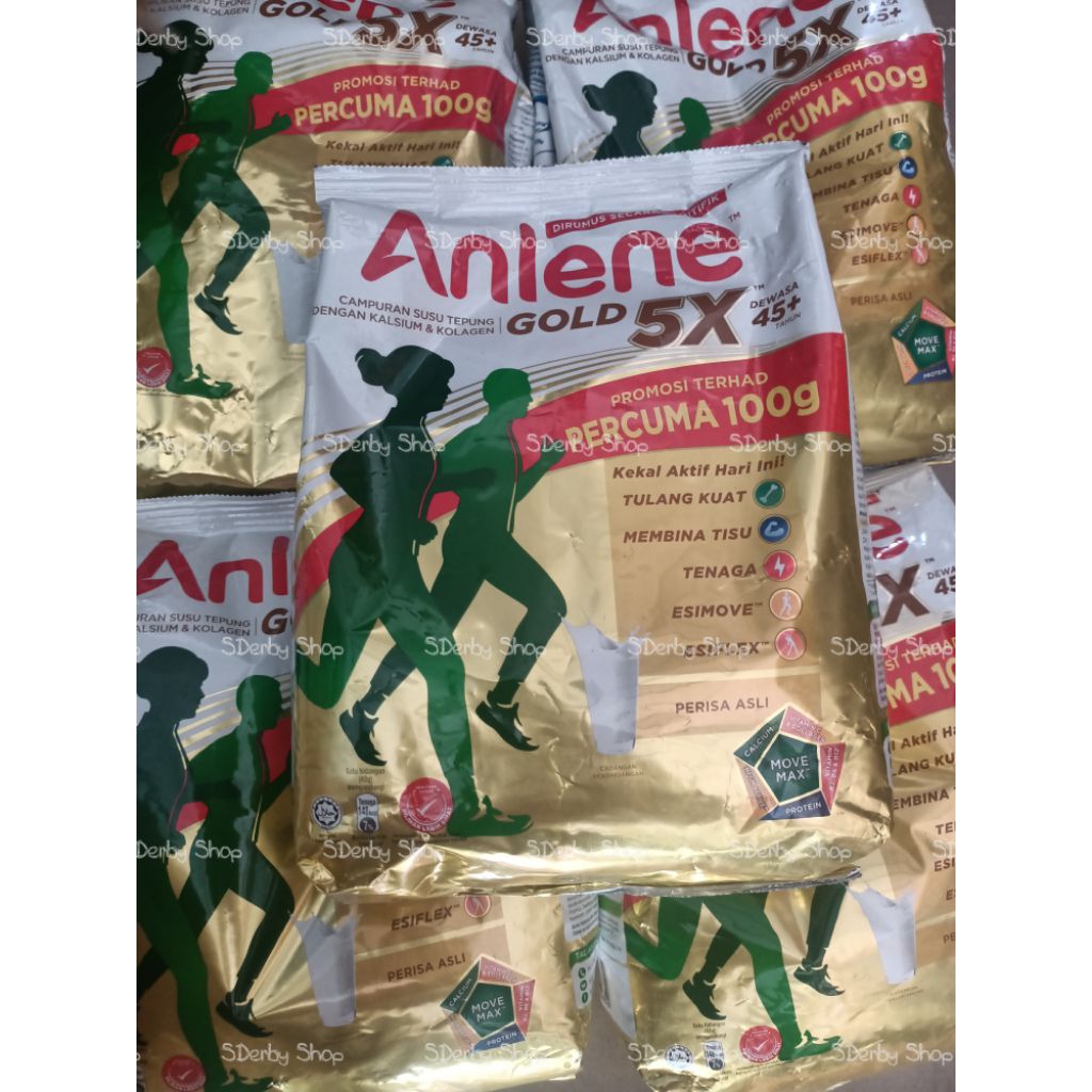 

Anlene Gold 5x 45+ Percuma 100gr 1,05kg Pack
