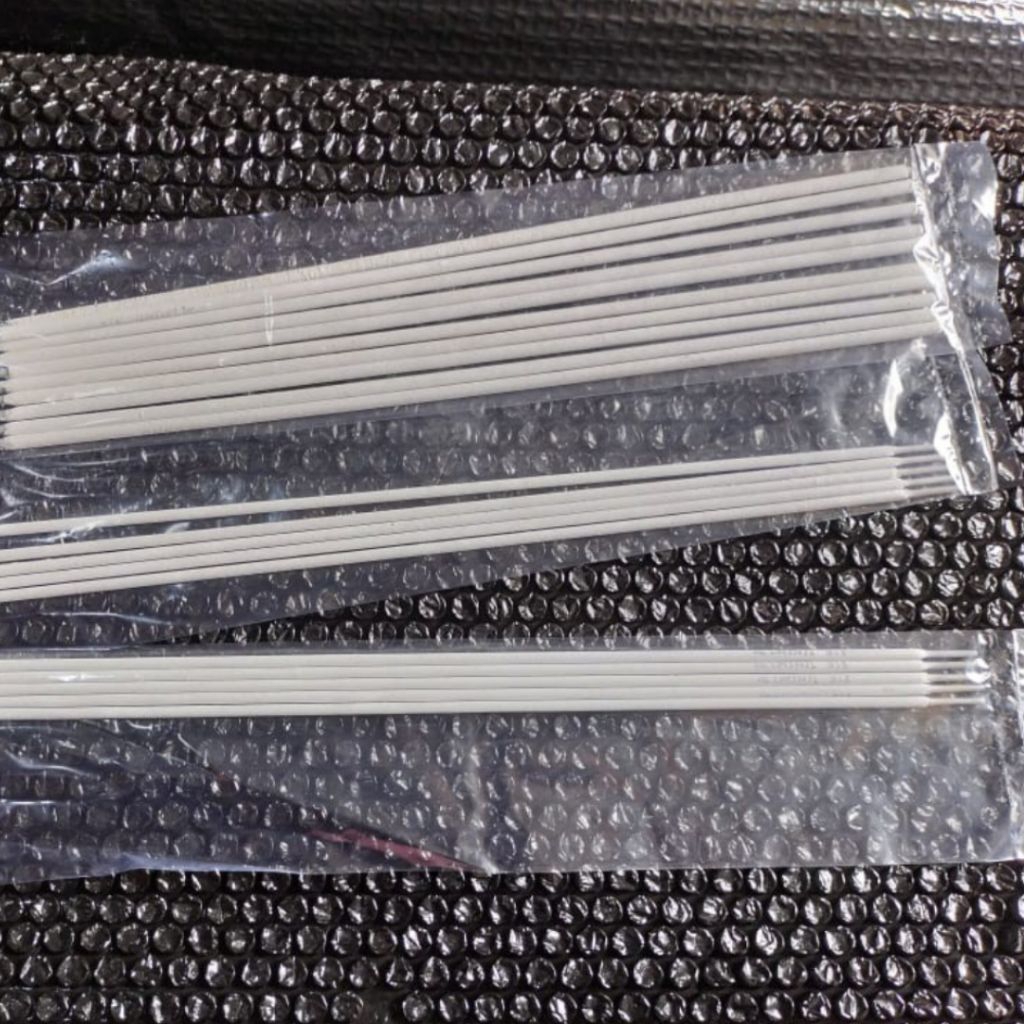 kawat las listrik stik electroda mma alumunium 4043 2.5mm 5batang