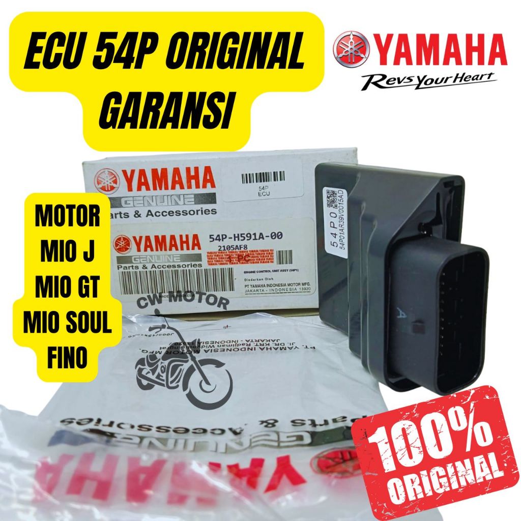 ECU YAMAHA YGP KODE 54P MOTOR MIO J MIO GT MIO SOUL FINO 100% ORIGINAL (GARANSI)