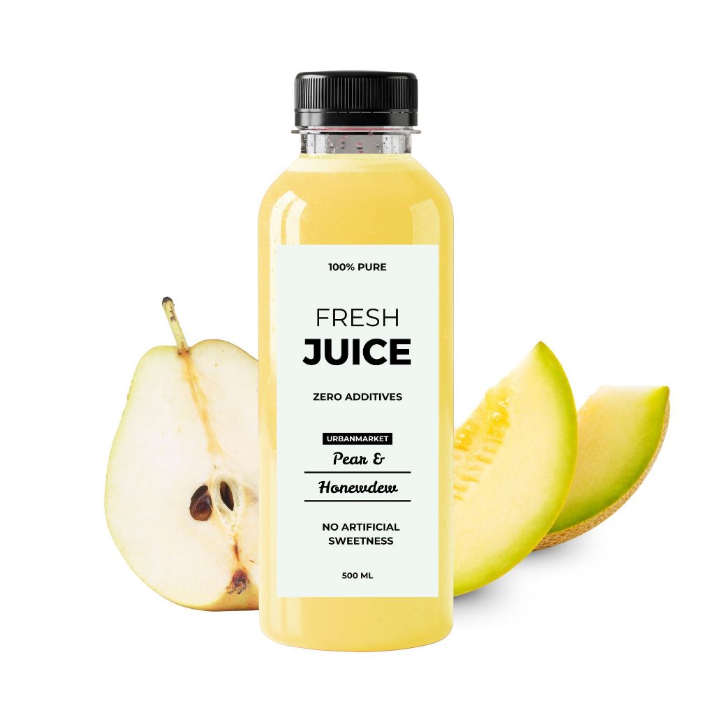 

Jus Pear Melon Segar Cold Pressed 1000 ml – 100% Buah Asli, Murni Tanpa Gula Tambahan