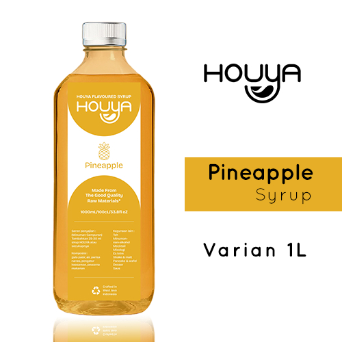 

Houya Pineapple Syrup 1Liter - Sirup Rasa Pineapple