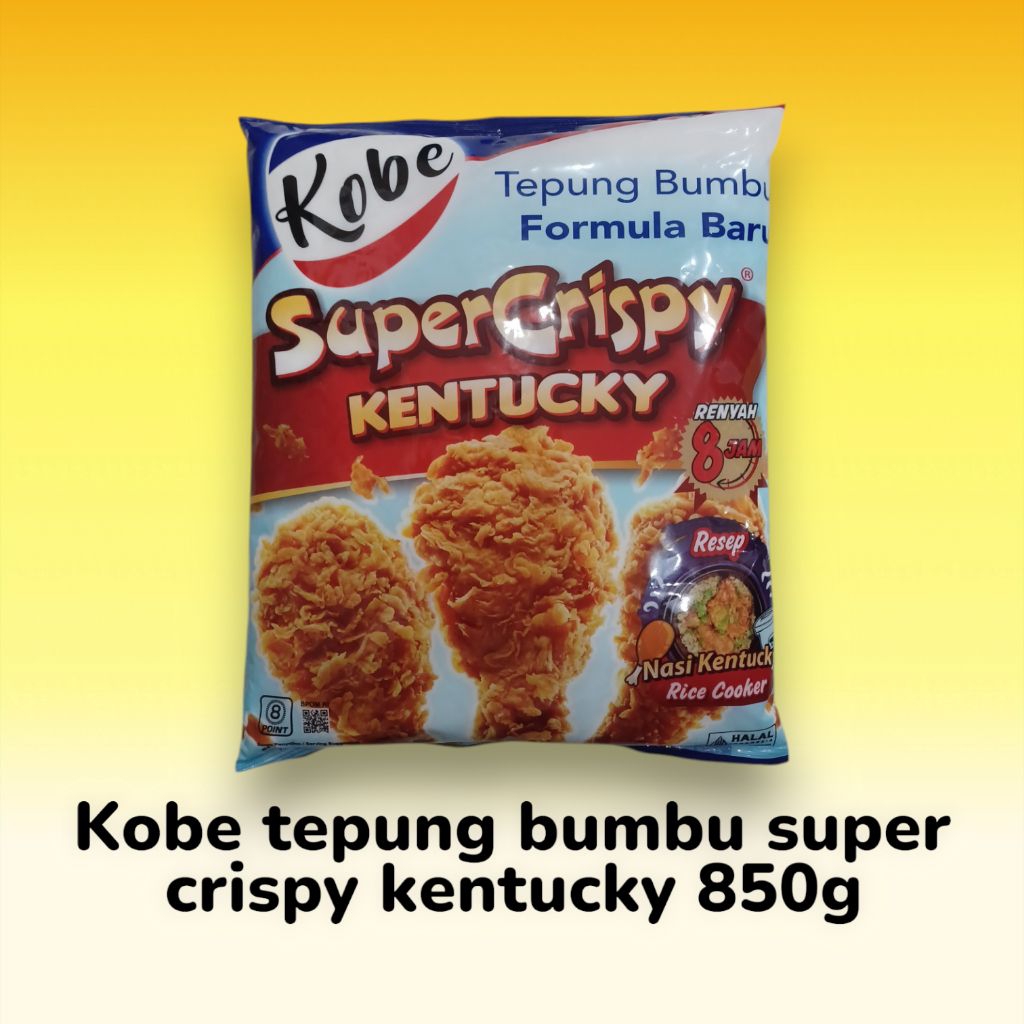 

KOBE TEPUNG BUMBU SUPER CRISPY KENTUCKY 850G
