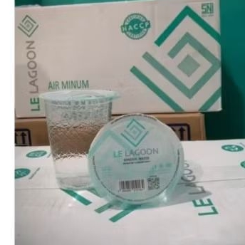 

Air Mineral Le Lagoon 200 Ml / Le Lagoon 200 Ml/ Ai minum kemasan gelas