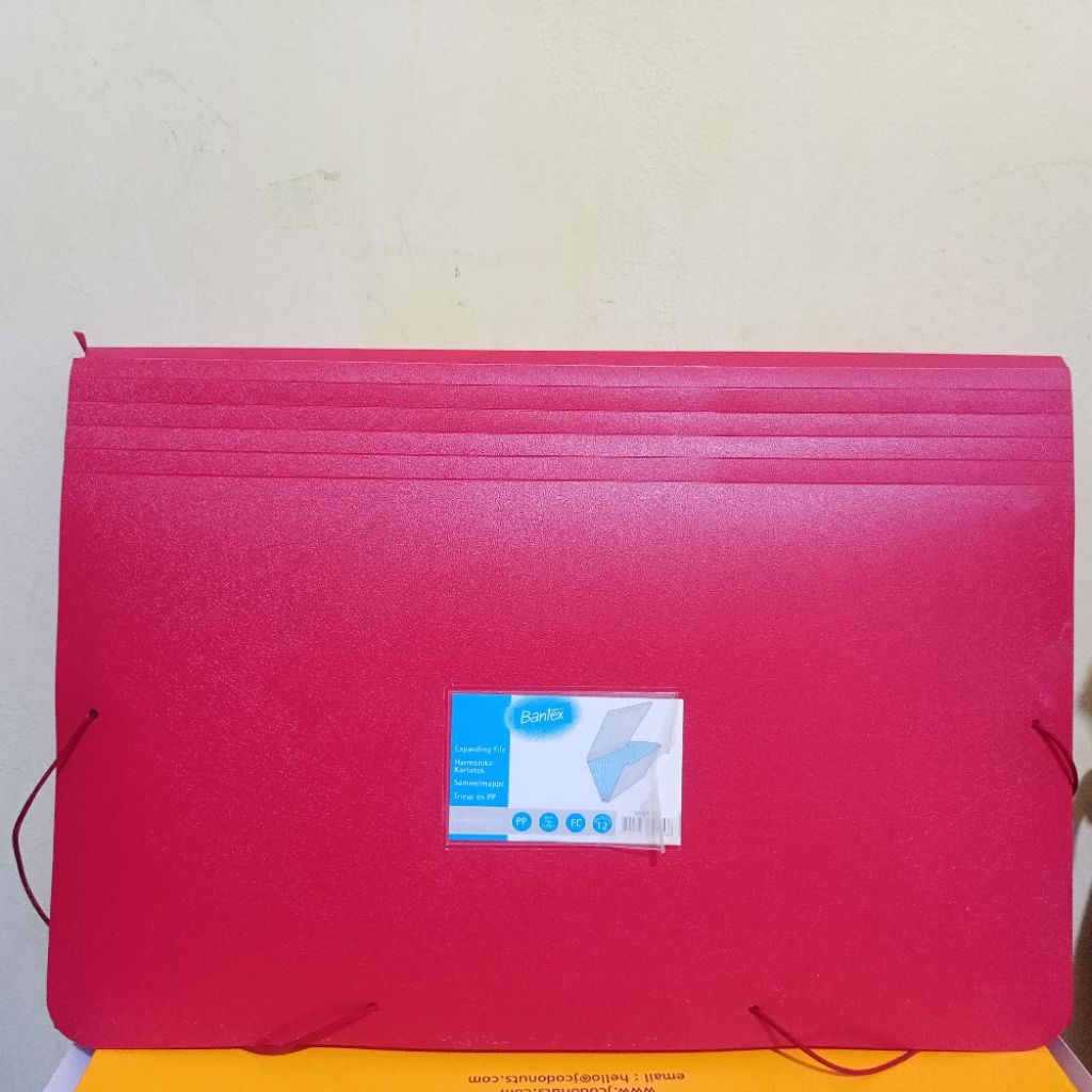 

Bantex Expanding File PP Folio/F4-3601 12 kantong