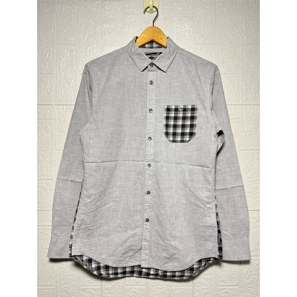 kemeja calvin klein size S two tone original