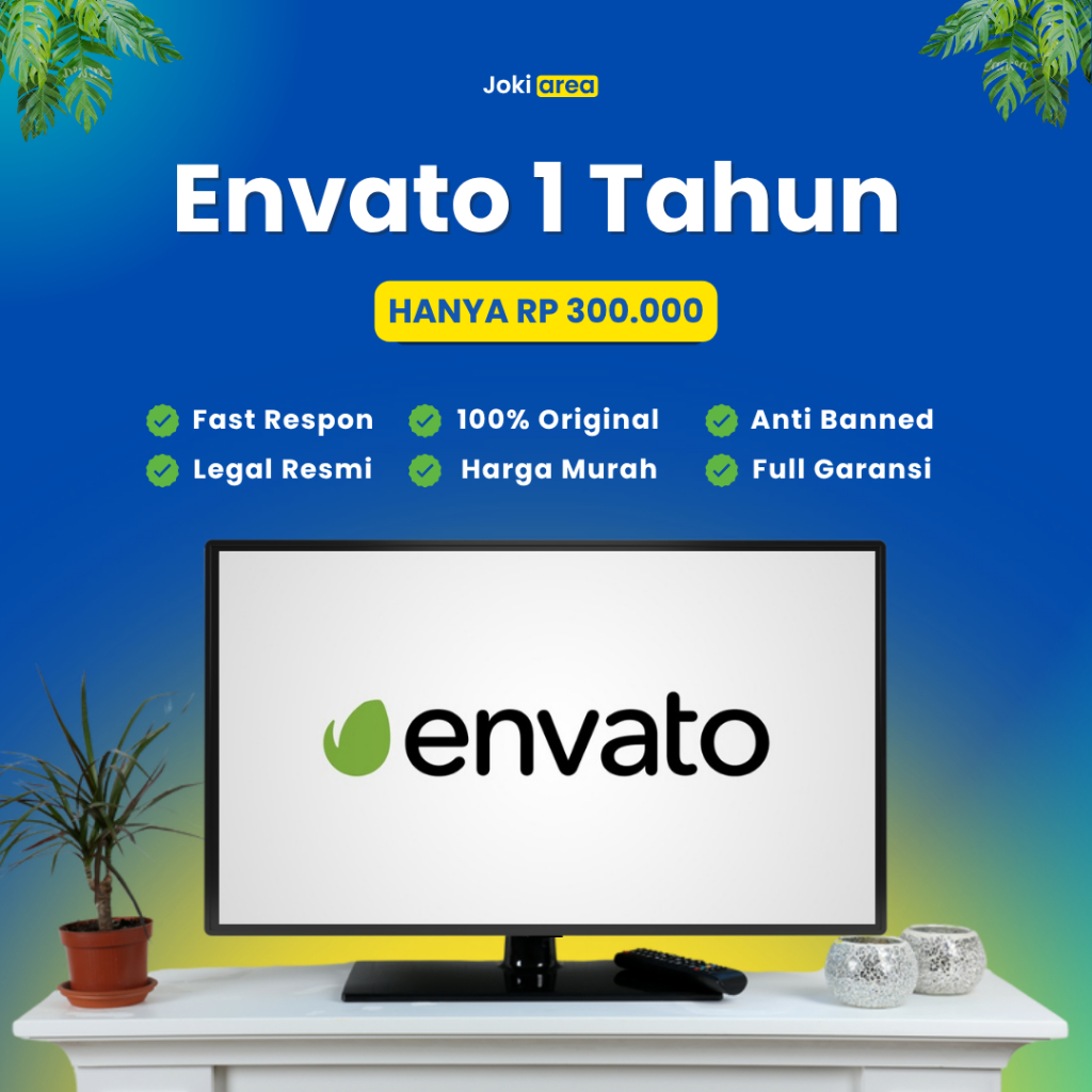 AKUN ENVATO ELEMENTS 1 TAHUN | ENVATO TAHUNAN | TANPA VPN
