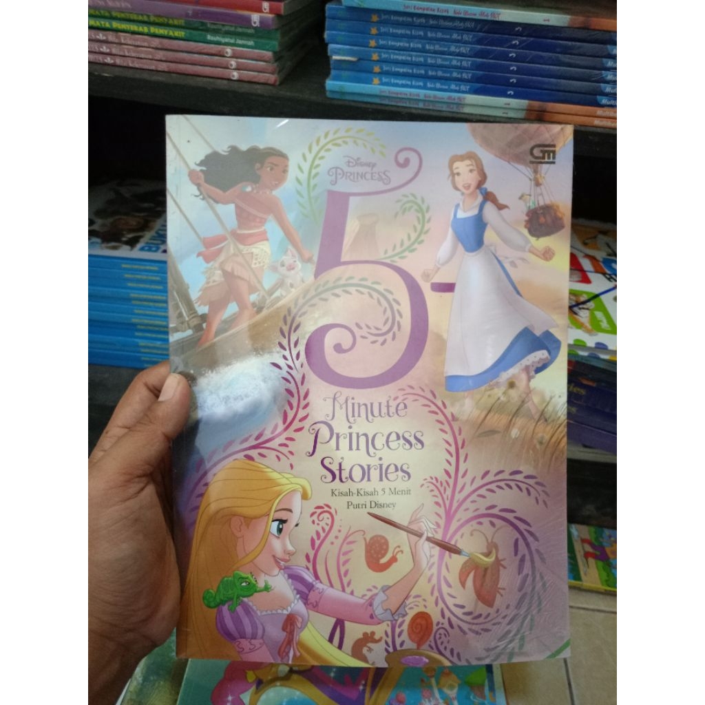 BUKU DISNEY PRINCESS : 5 MINUTE PRINCESS STORIES - Buku anak promo