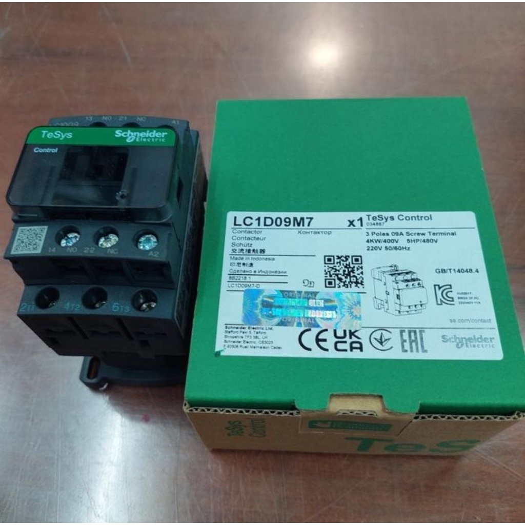 Kontaktor 10 Ampere / Contactor 10 A