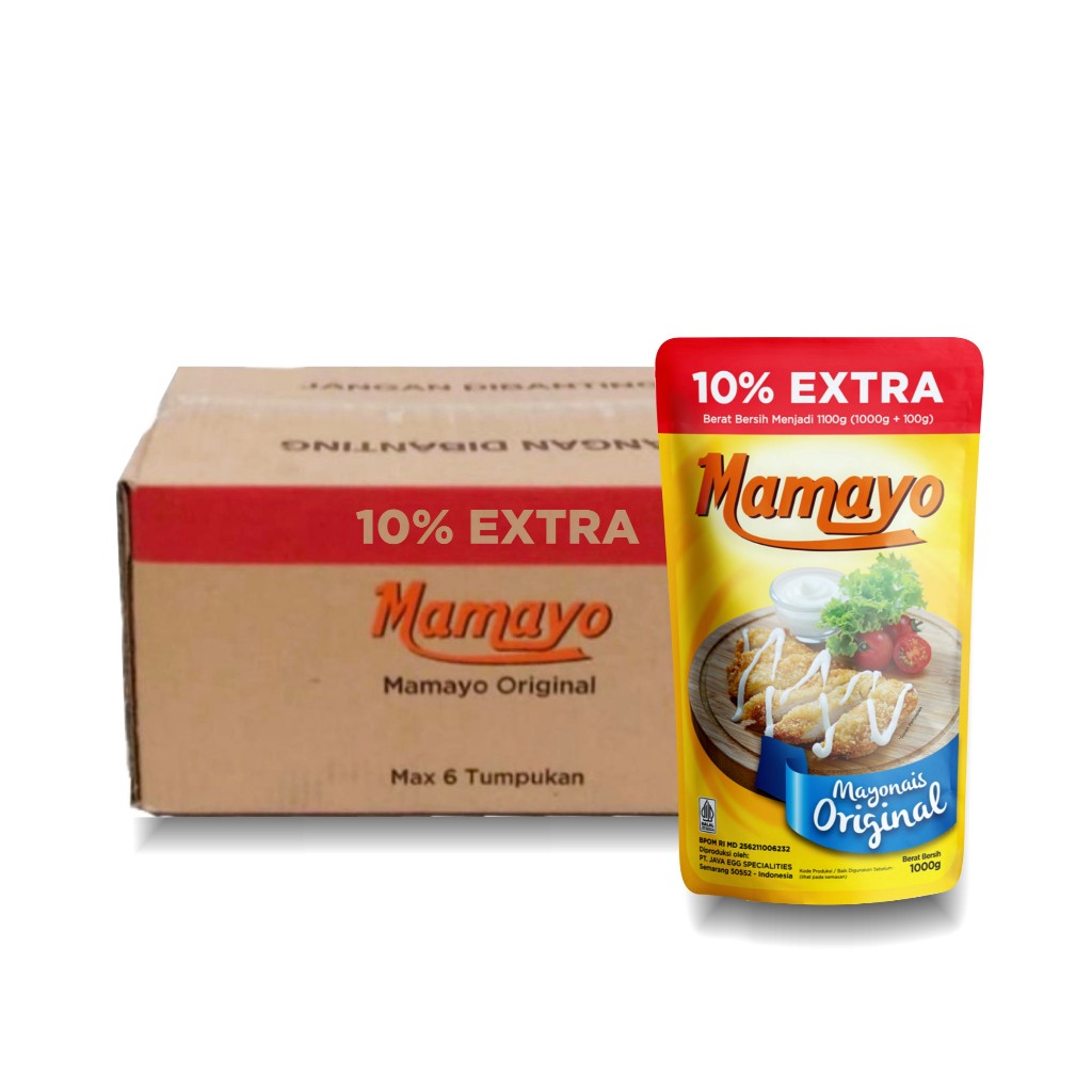 

Mamayo Mayonaise 1kg 1 DUS isi 12pcs KARTONAN