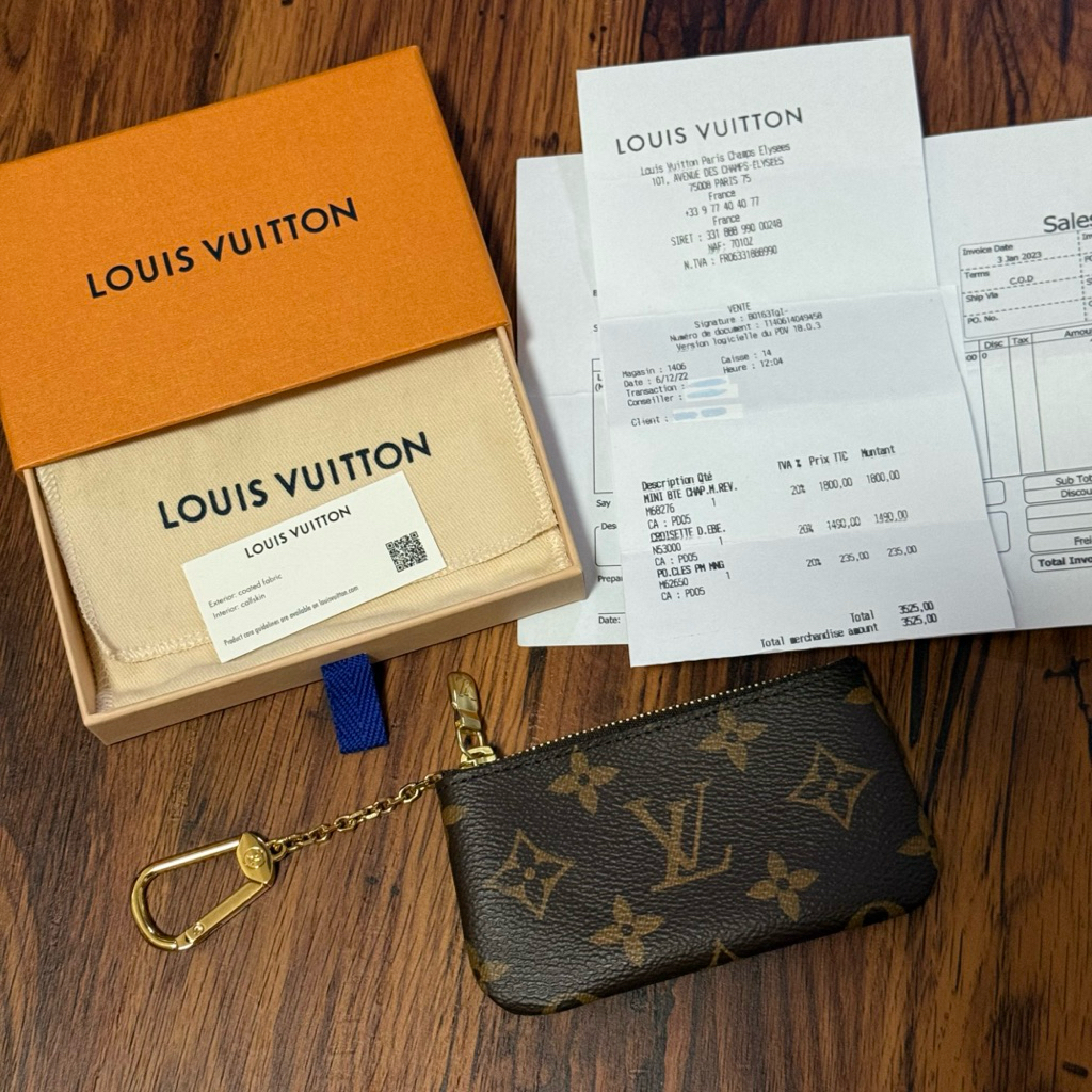 Preloved - Authentic Louis Vuitton Key Pouch - Monogram LV Key Pouch