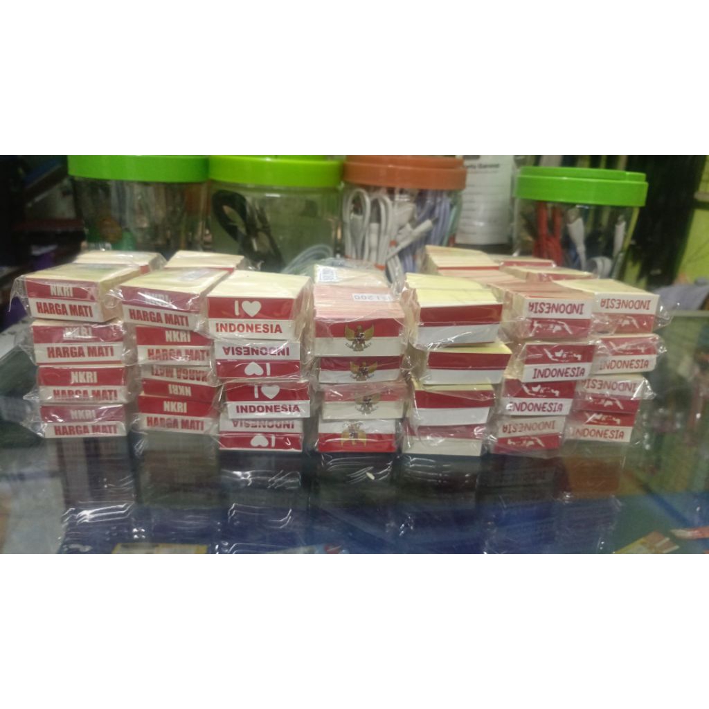 

Tempelan Sticker Bendera Pipi Merah Putih Isi 200PCS [GROSIR PARTAI BESAR]