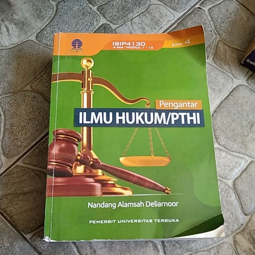 PENGANTAR ILMU HUKUM/PTHI UNIVERSITAS TERBUKA