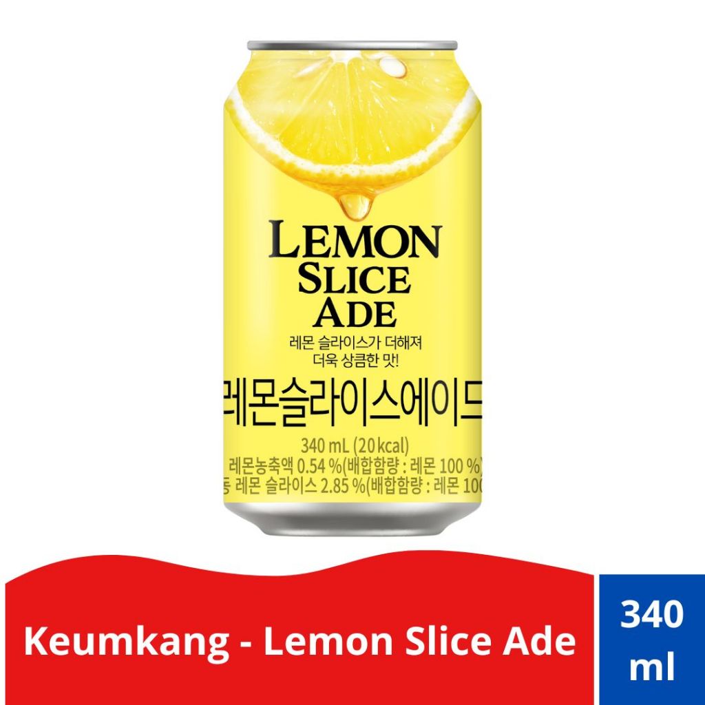 

Keumkang- Lemon Slice Ade- Minuman dengan Irisan Lemon (Lemon Slice Ade) 340ml
