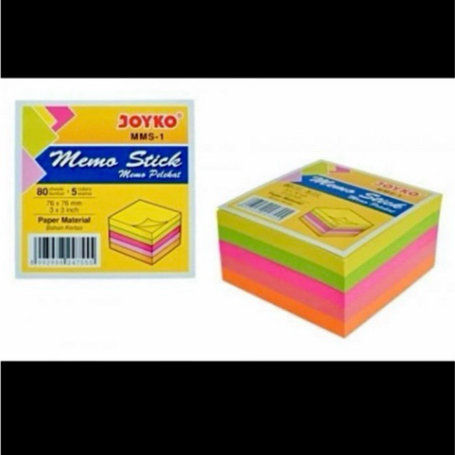 

JOYKO sticky Notes / memo stick / memo pelekat size 3x3 inch / 76x76 mm