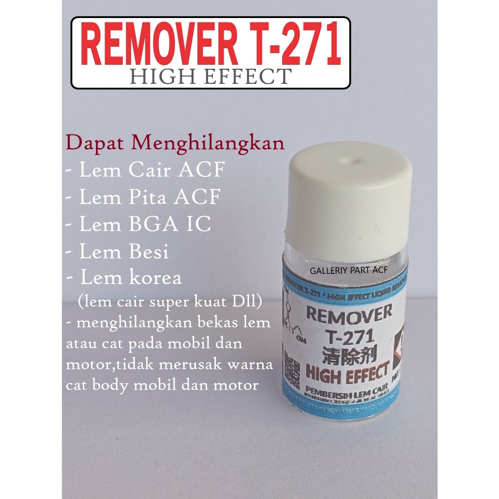 

PEMBERSIH LEM BONDING ACF CAIR kemasan 5 ML