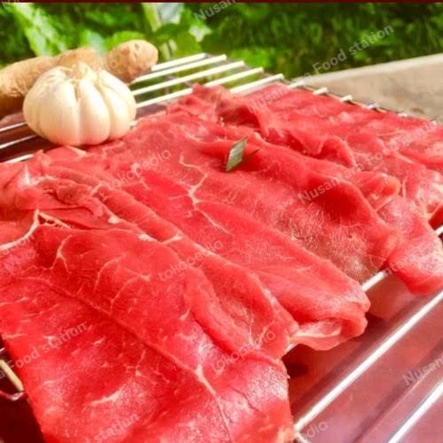 

Daging Slice Less Fat / Slice Beef Low Fat Sukiyaki Teriyaki 500 Gram