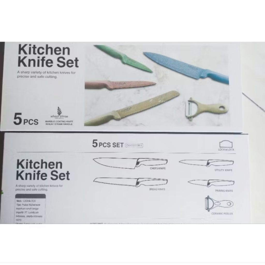 Lock lock kitchen knife set