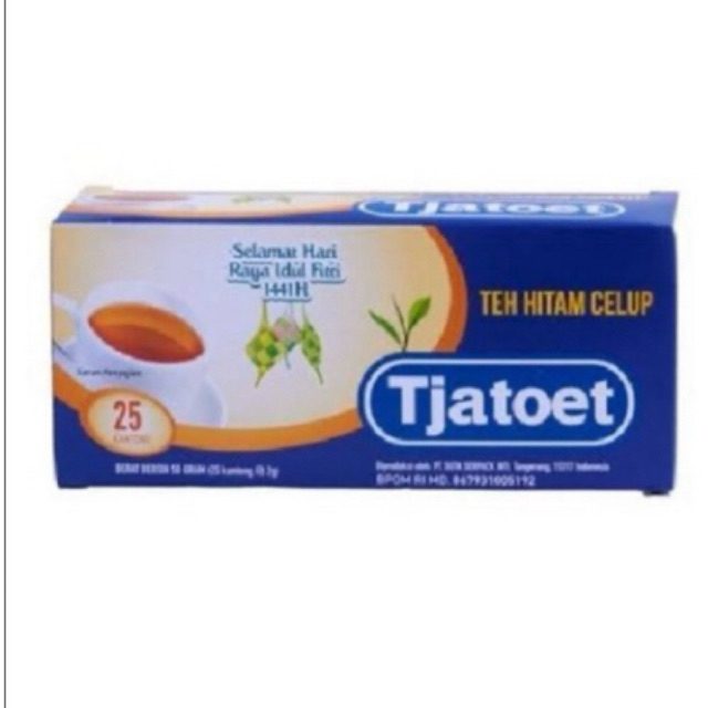 

Teh Hitam Tjatoet Celup isi 25Kantong
