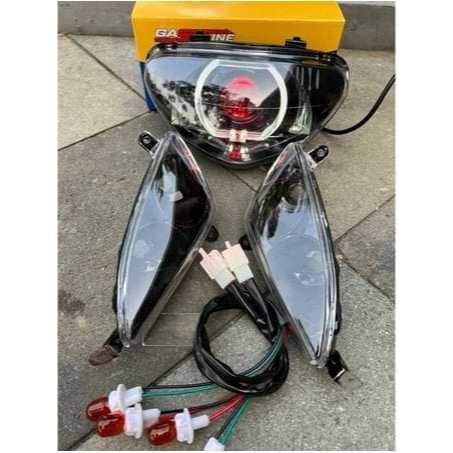 REFLEKTOR LAMPU DEPAN BILED + SEN MIO SPORTY LAMA / LAMPU BILED MIO SPORTY SUPER TERANG