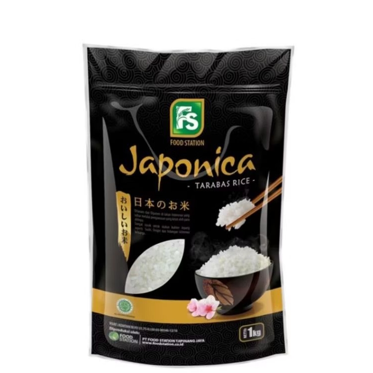 

FS Food Station Beras Japonica Tarabas Rice 1Kg
