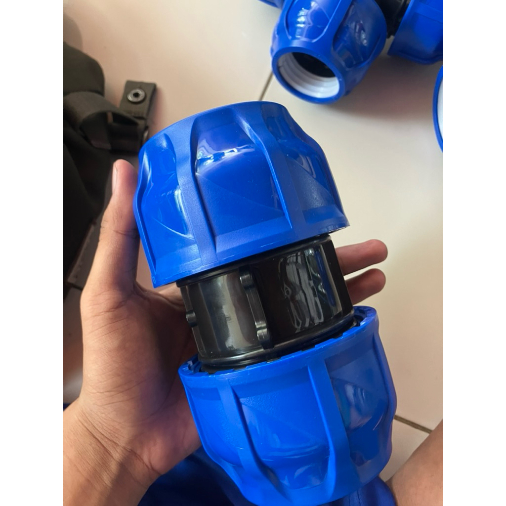 sambungan pipa hdpe coupling compression 2 inch