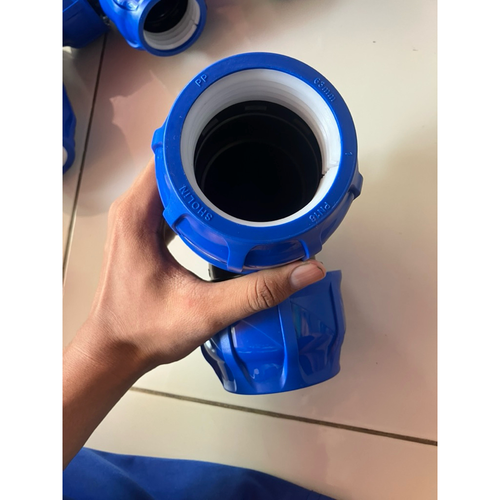 Elbow compression pipa hdpe 2 inch