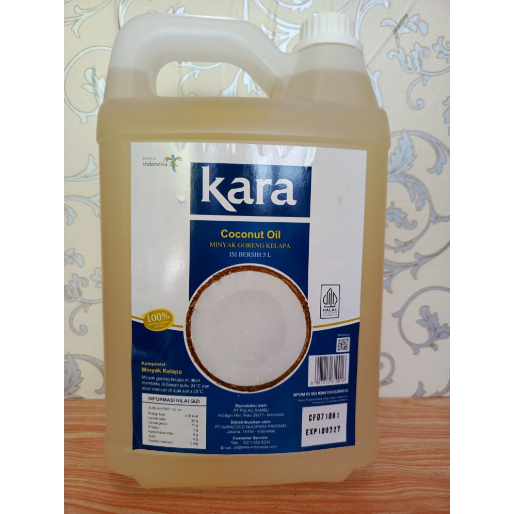 

Kara Minyak Goreng Kelapa 5 Liter Minyak Goreng Kara