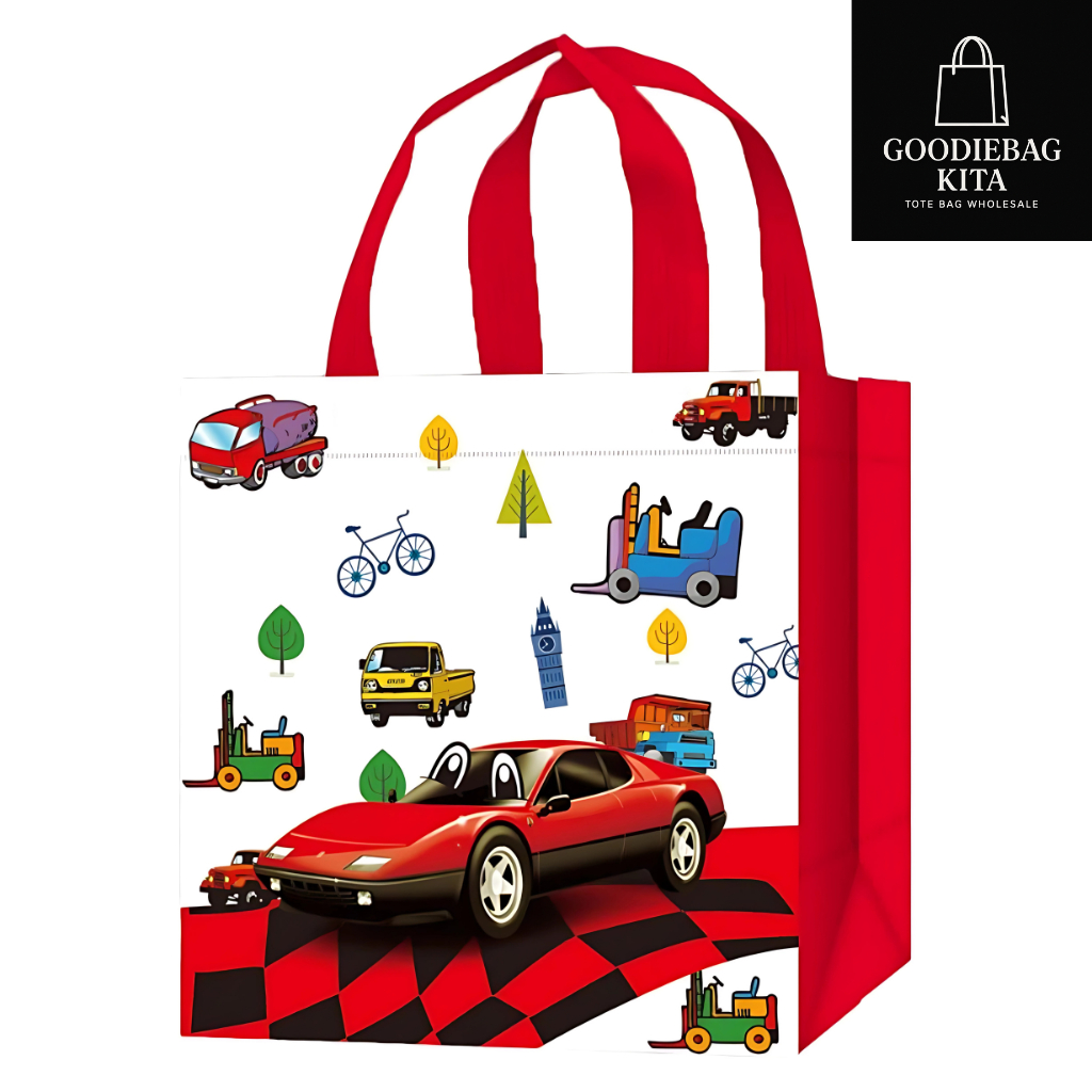 

Tas Ulang Tahun Anak / Tas Souvenir Ulang Tahun Anak / Tas Ultah Murah/motif mobil