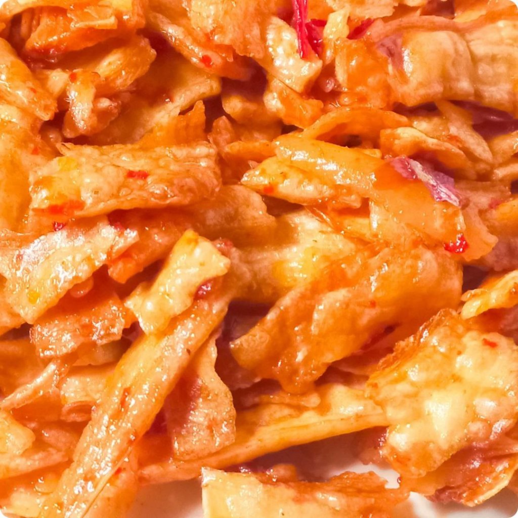 

Crisva - 1kg Kripik Manggleng I Pedas Manis I Cemilan Jadul I Kripik Tradisional