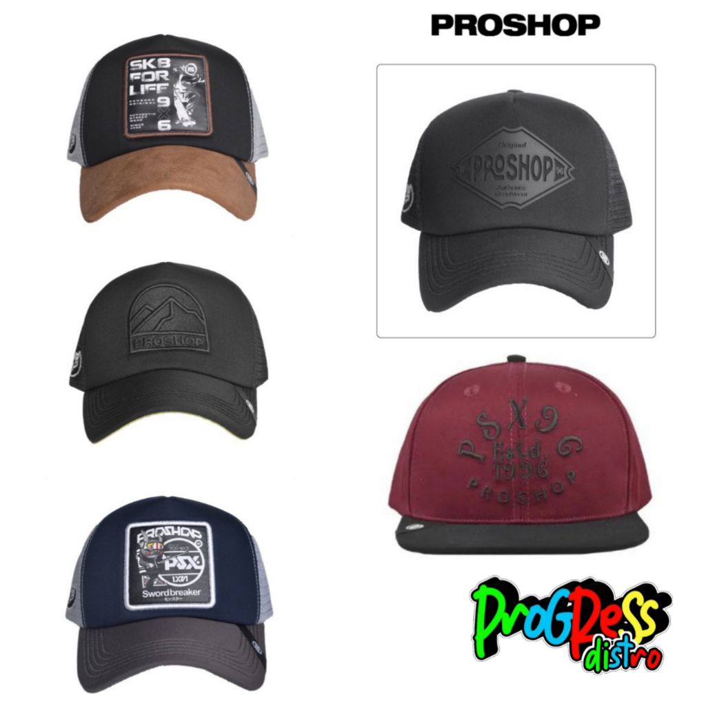 Topi Polocaps Pria Proshop Original | Topi Distro | Topi Trucker | Topi branded | Topi Proshop | PRO