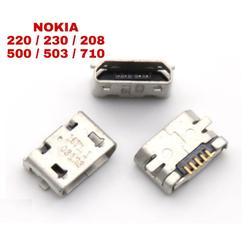 Konektor Charger Nokia N220 230 208 500 530 710 Plug In Con Tc / Charging Ori Nokia 230