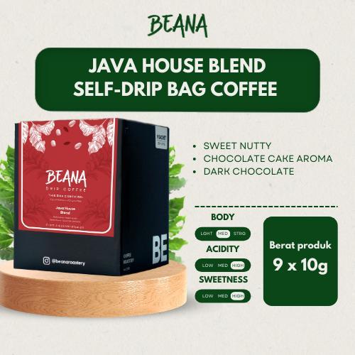 

Beana - Java House Blend Self-Drip Bag Coffee Box (9 sachet)