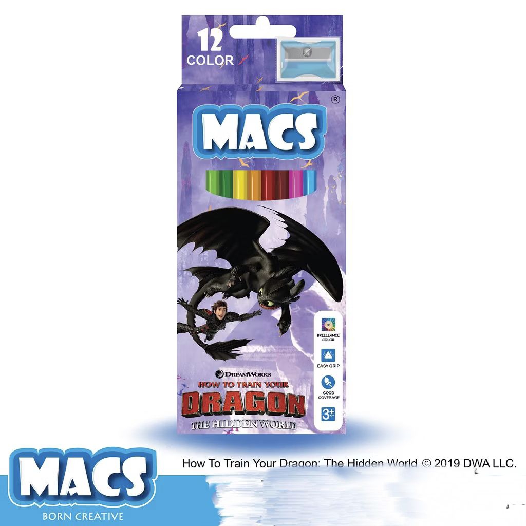 

[12 Warna] MACS - Pensil Warna