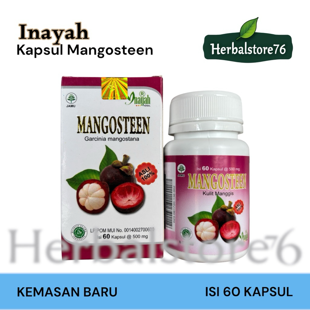 Mangosteen Kapsul Ekstrak Kulit Manggis Isi 60 kapsul