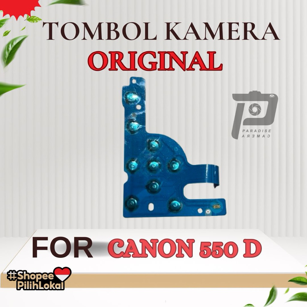 Tombol keypad Canon 550D Original copotan garansi