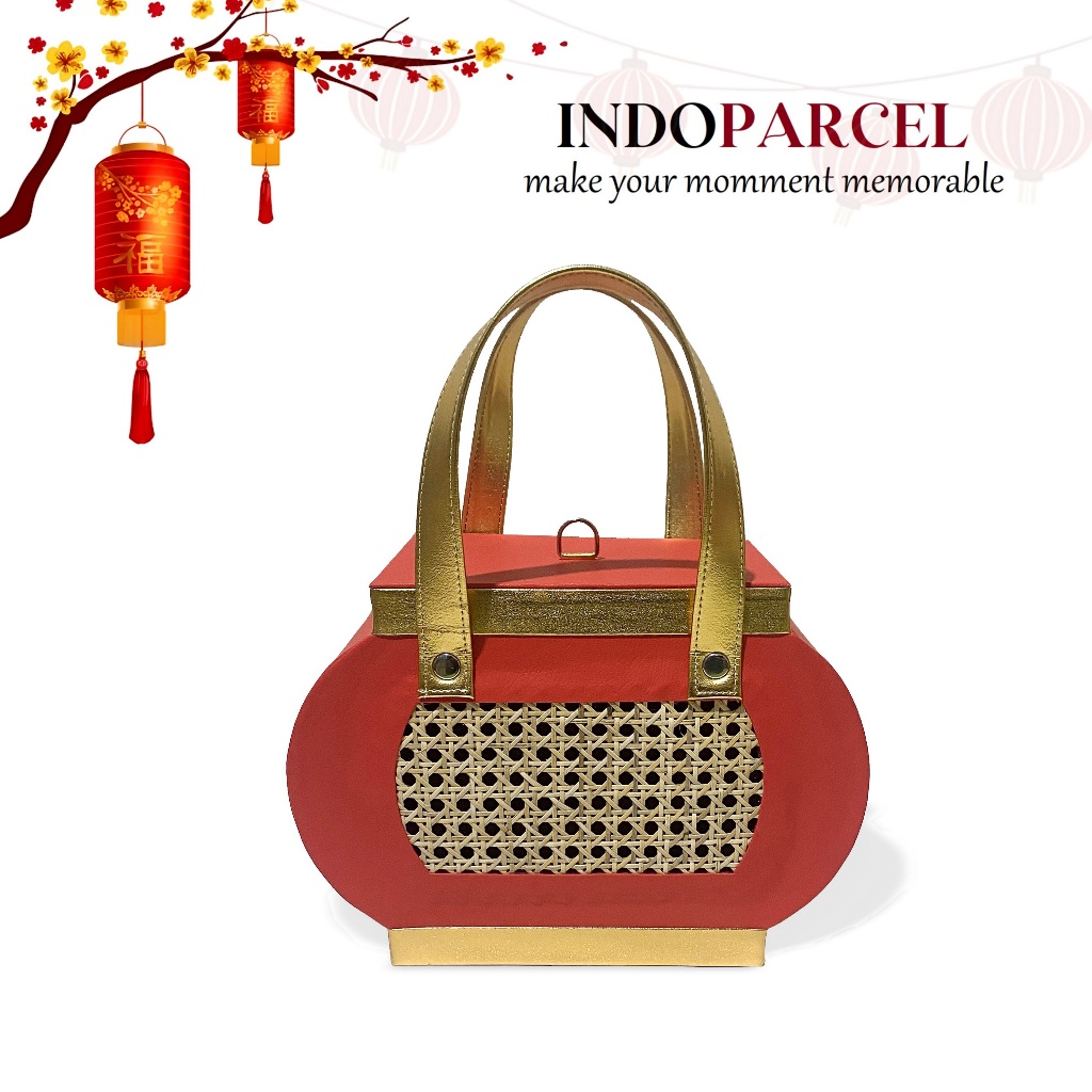 

INDOPARCEL - Golden Lantern Box Gift Box Hampers Lampion Kombinasi Anyaman Rotan Kotak Hadiah Model Lampion Elegan Hampers Hantaran Tahun Baru Imlek Viral Terbaru