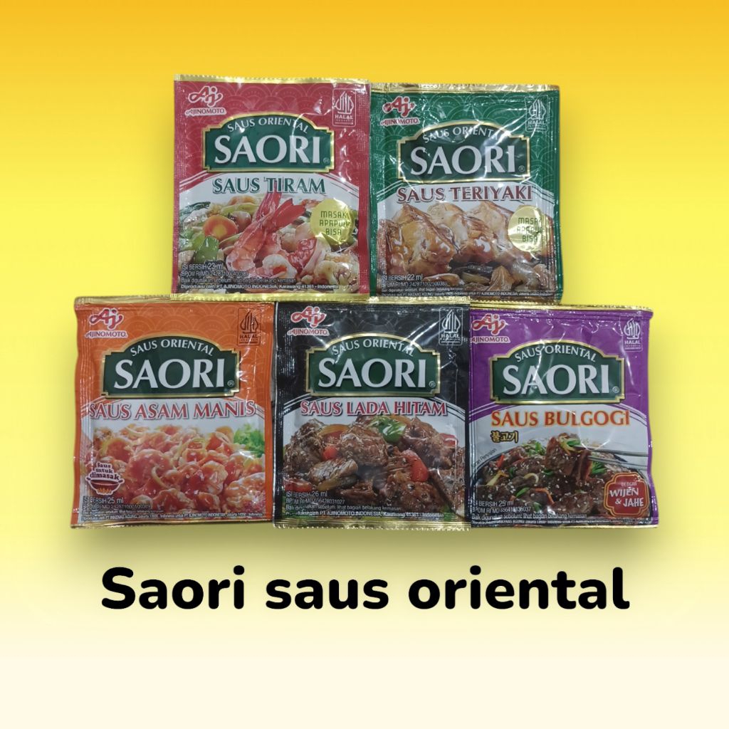 

Saori saus oriental sachet
