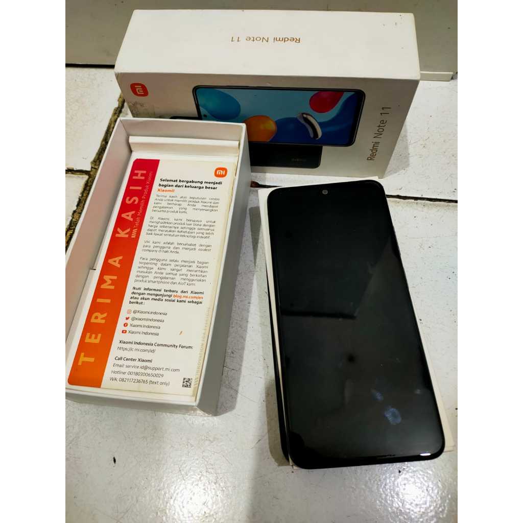 xiaomi redmi note 11 ram 6/128gb second fullset