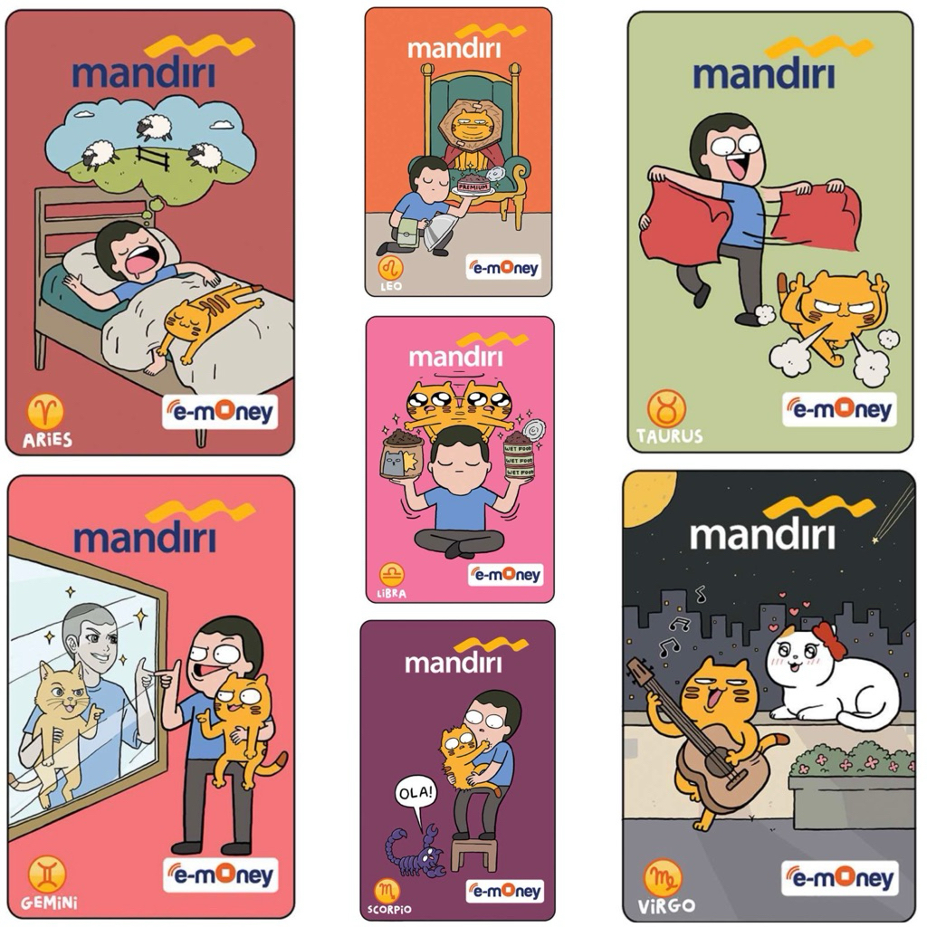 KARTU EMONEY ONE PIECE/ EMONEY ZODIAK/ KARTU EMONEY