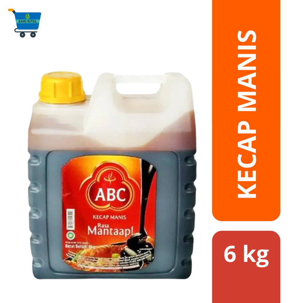 

ABC Kecap Manis Jerigen 6kg/ Kecap Manis Jerigen Jumbo
