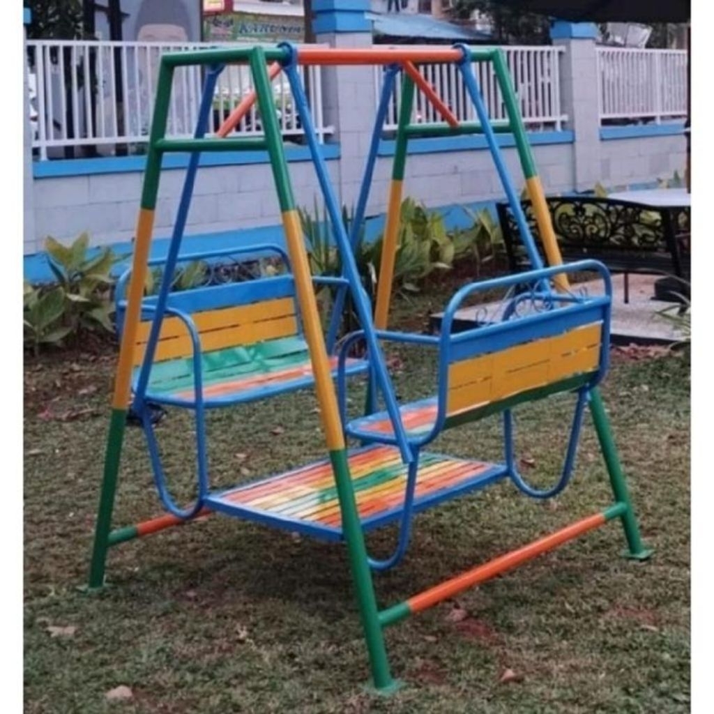 Ayunan Bangku Anak Tk Besi Model 3