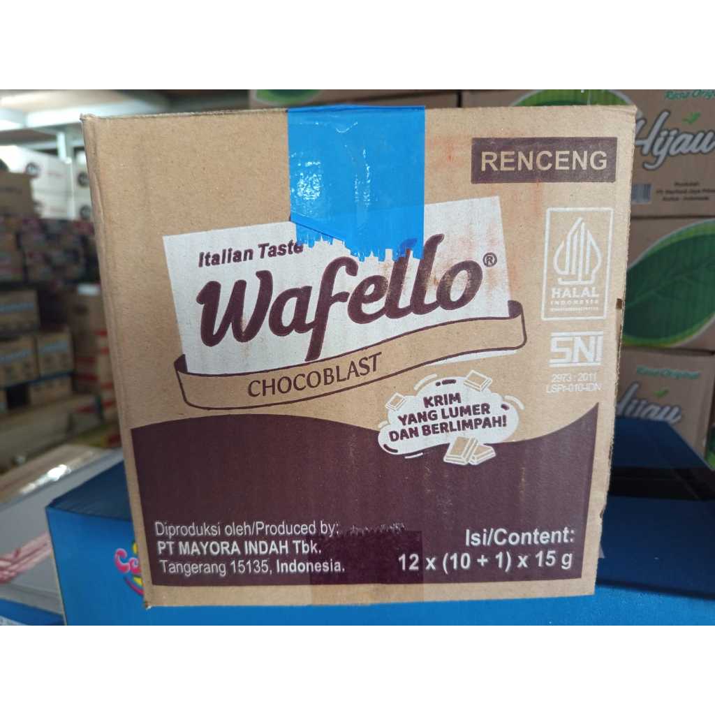 

WAFELLO wafer krim Dus isi 12x10@15gr