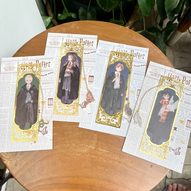 

Pembatas Buku Penanda Buku Kertas Bookmars Seri Darco Harry Ron Hermione Luna Unik Lucu Gift Hadiah Kado