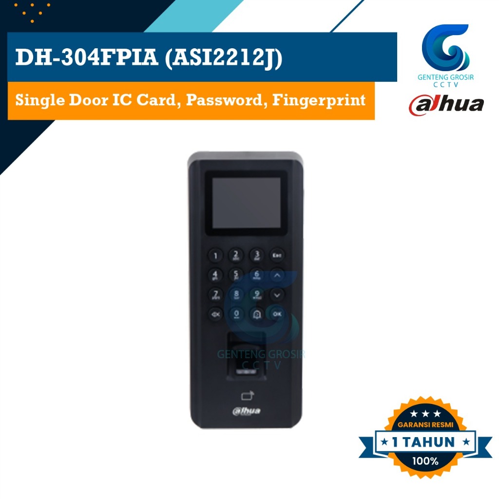 DAHUA DHI-ASI2212J Single Door IC Card, Password, Fingerprint Access Standalone