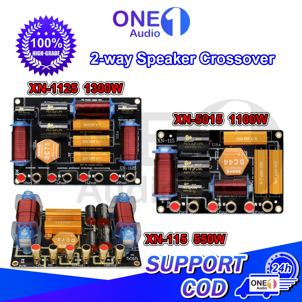 OneAudio  XN115 XN5015 XN1125 mid-high crossover board, professional 2-way crossover, cuts 1900-2100