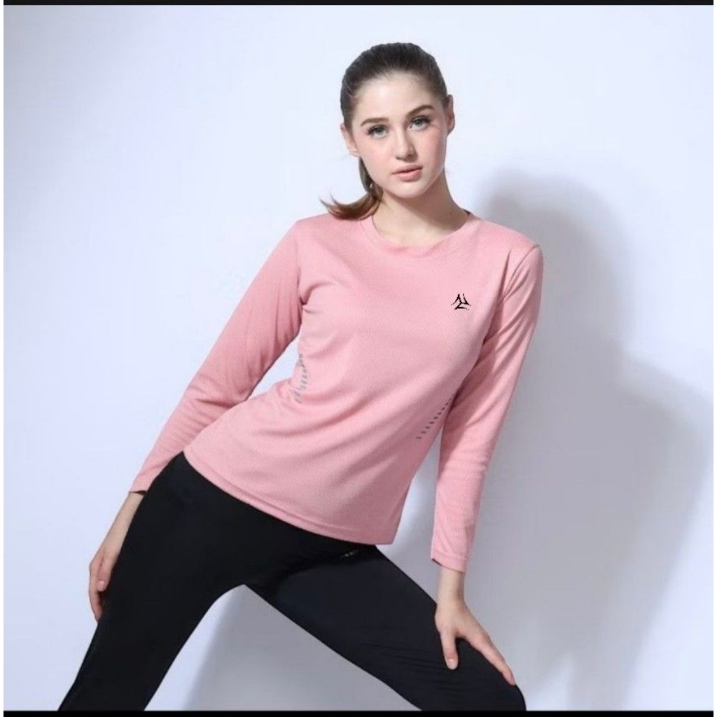 Baju Olahraga wanita traning lengan panjang