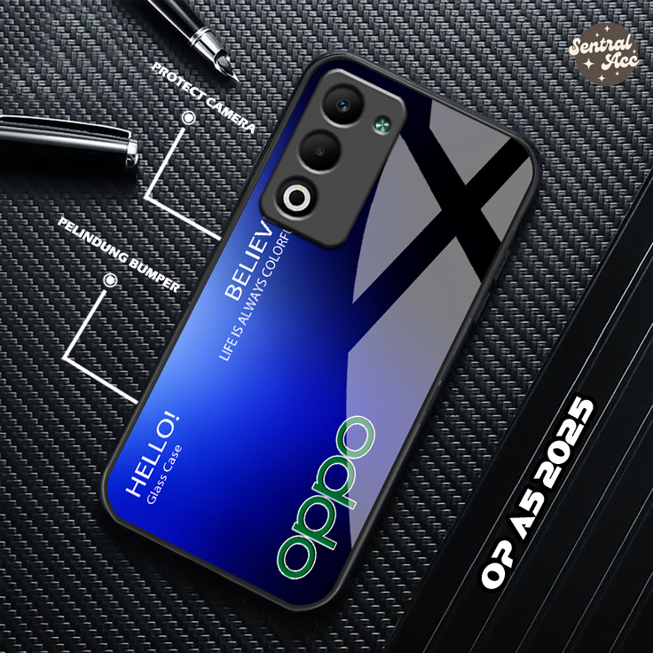 Case Kaca Oppo A5 2025 Case hp Oppo A5 2025 Casing Hp For Oppo A5 2025 Softcase Hp Untuk Oppo A5 202