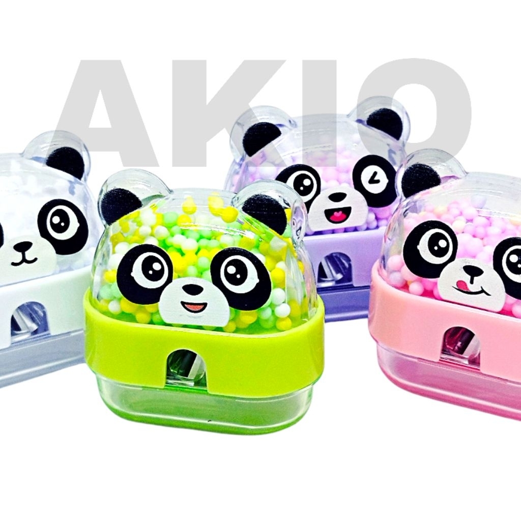 

Rautan Pensil Putar Karakter BERUANG BEAR PANDA Besar XIAOLINGJING 5894 Sprinkle Unik Lucu Serutan Asahan Meja Murah