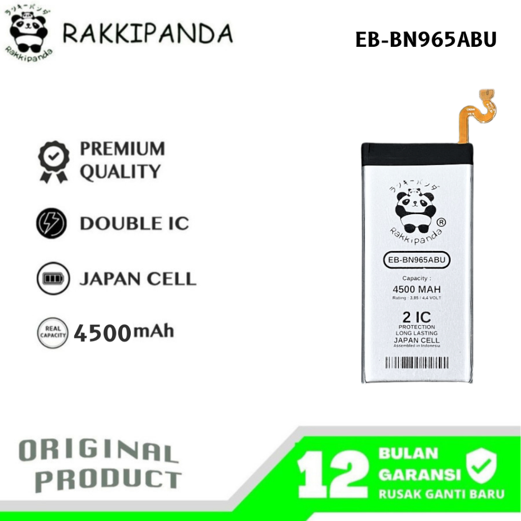 RakkiPanda - EB-BN965ABU Samsung Note 9 Batre Batrai Baterai