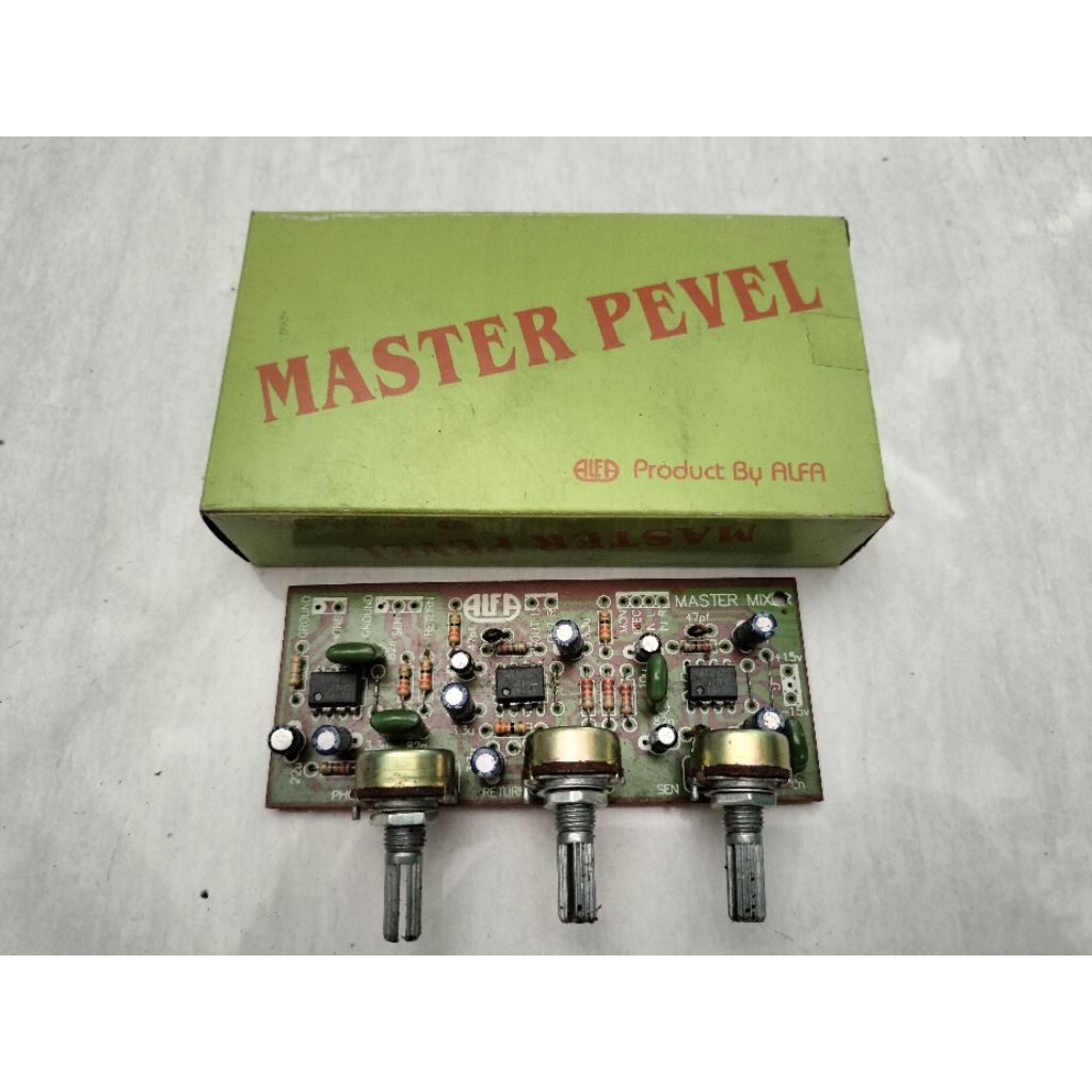Kit Master Mixer ALFA / Master Level Pevel / Mixer Send Return untuk Rakitan